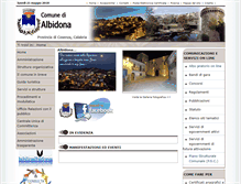 Tablet Screenshot of comune.albidona.cs.it